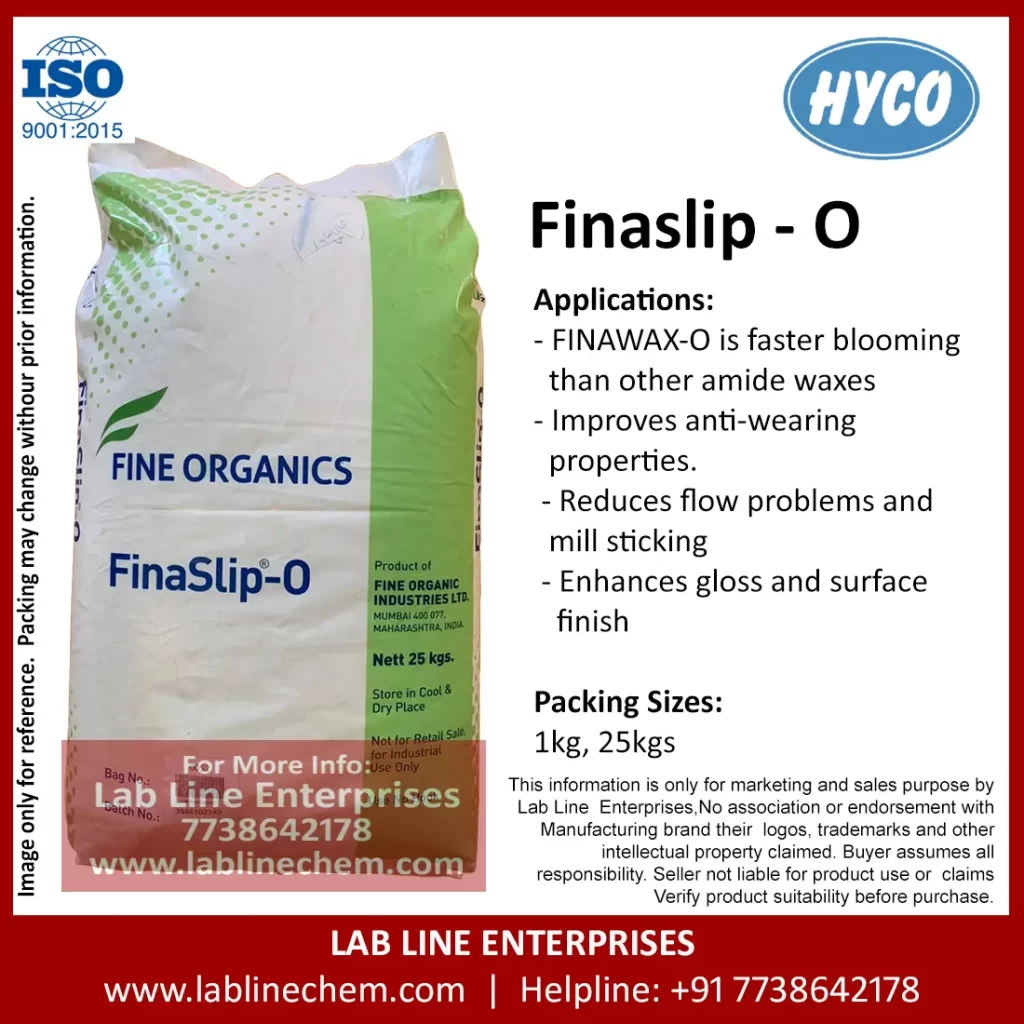Finalip O Oleamide slip additive beads for polymer processing