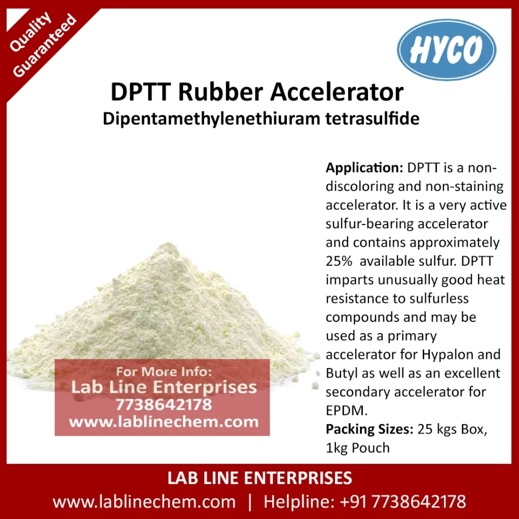 DPTT rubber accelerator light yellow powder