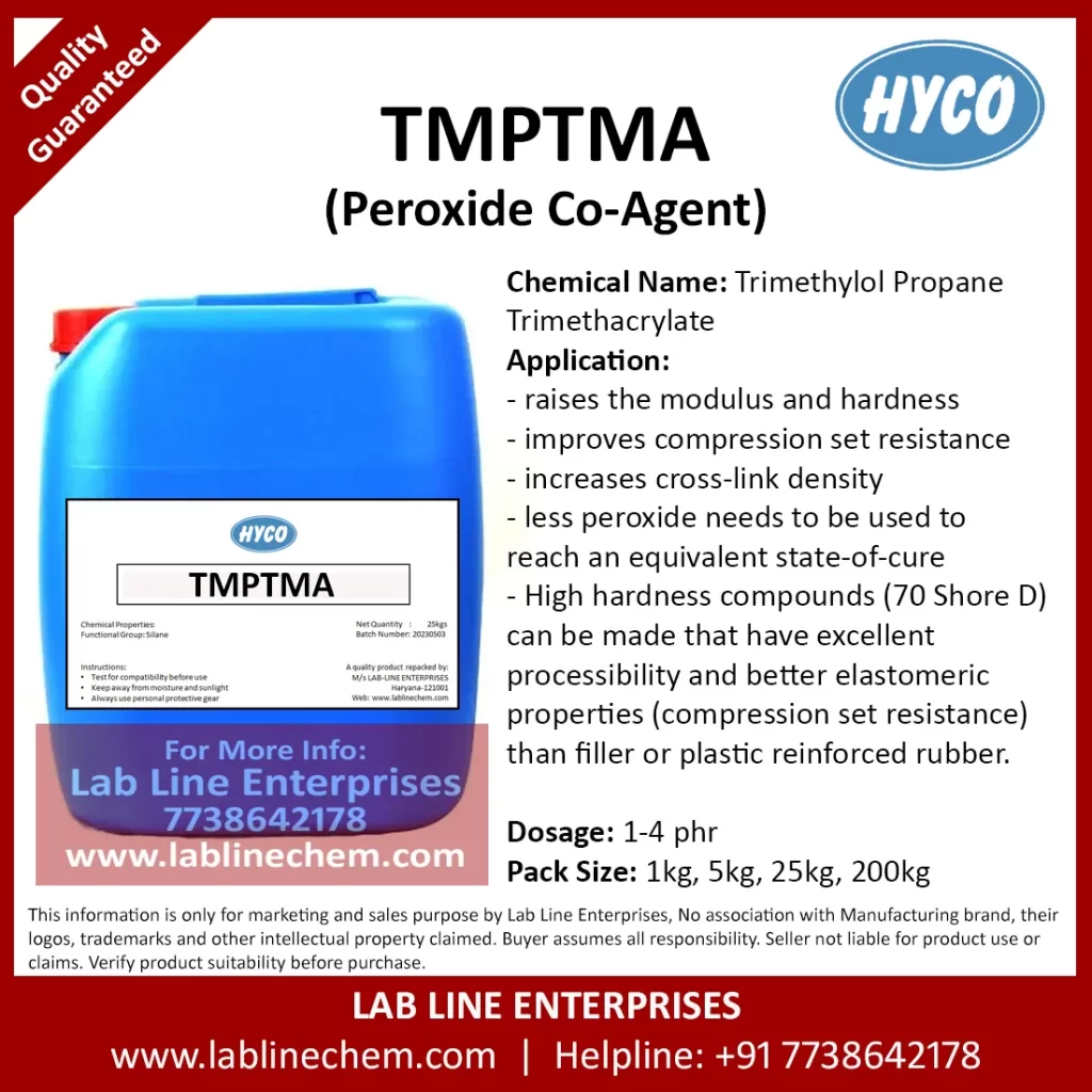 TMPTMA co agent clear liquid for rubber peroxide curing