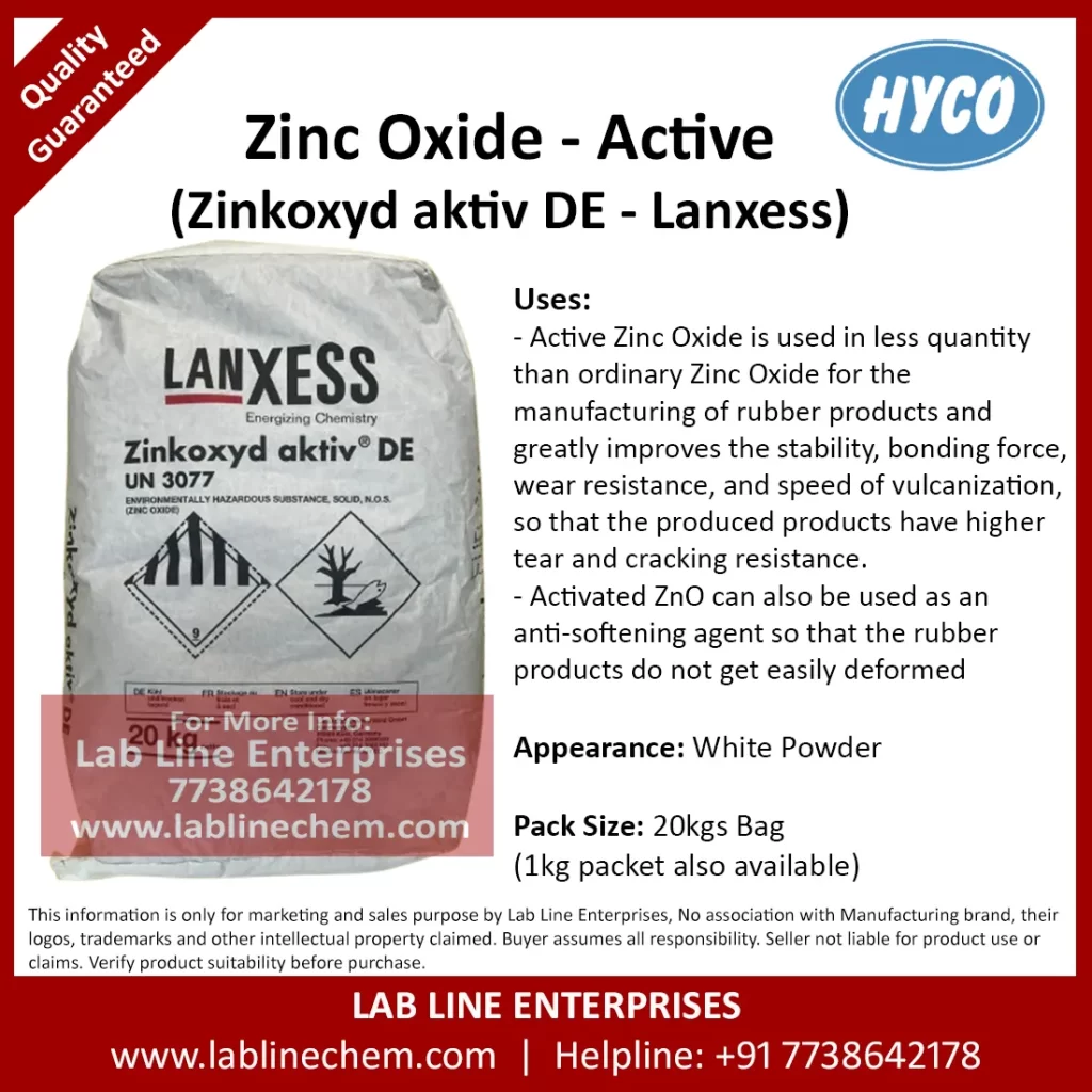 Zinc Oxide Active Lanxess rubber vulcanization activator powder
